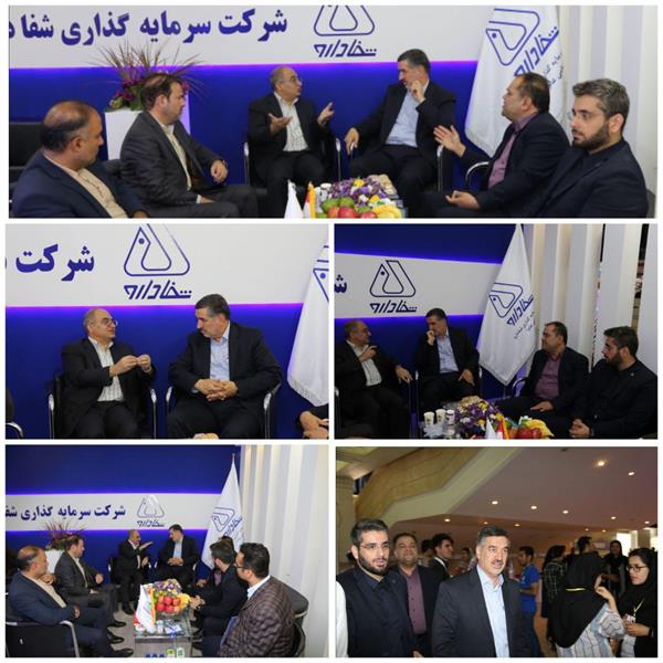 🔹️حضور دکتر سید مرتضی خاتمی نائب رییس محترم کمیسیون بهداشت و درمان مجلس شورای اسلامی در غرفه شفادارو در نمایشگاه ایران فارما 2019