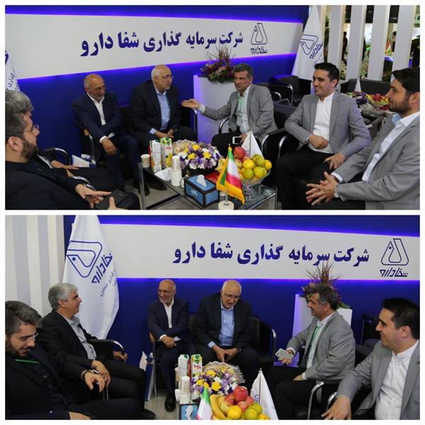🔹حضور دکتر عبده زاده در غرفه شفادارو در نمایشگاه ایران فارما دو هزار و نوزده