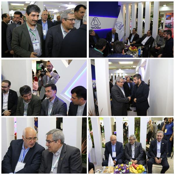 حضور دکتر احمد شیبانی، دکتر مرتضی خیرآبادی، دکتر مهرداد علیمیان و دکتر سلیمان جاهی؛ اعضای محترم هیئت مدیره سندیکای صاحبان صنایع داروهای انسانی ایران در غرفه شفادارو در نمایشگاه ایران فارما